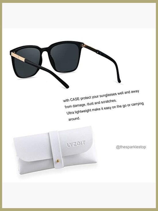 Oversized Square Mirrored Sunglasses for Women UV Protection Big Frame Shades main image 4
